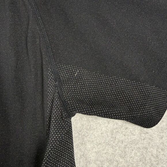 Fabletics Polo Shirt Mens Black Performance Wicking Stretch Short Sleeve Size M - Picture 6 of 8